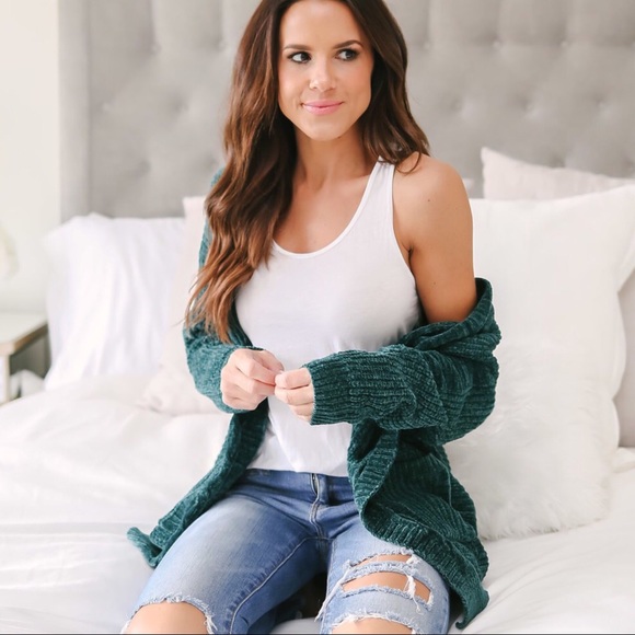 FINAL-NO OFFERS‼️Starstruck Chenille Cardigan - Picture 6 of 7